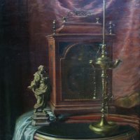 Csendélet szoborral / Still-life with statuette (1940-es évek ? / 1940s ?)